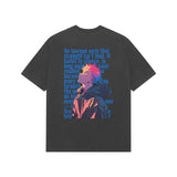 Black Kayzen JJK Anime Strength in Silence Oversized
Heavyweight T-Shirt - JJK style anime boy blue
motivational quote typography back graphic back print
on dark contrast base | Buy premium oversized graphic
tee India
