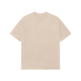 Beige Kayzen Viuntian VW Camper Van Oversized TShirt front view - relaxed drop shoulder boxy fit warm
sand tone base | Premium 240GSM back print
oversized tee India

